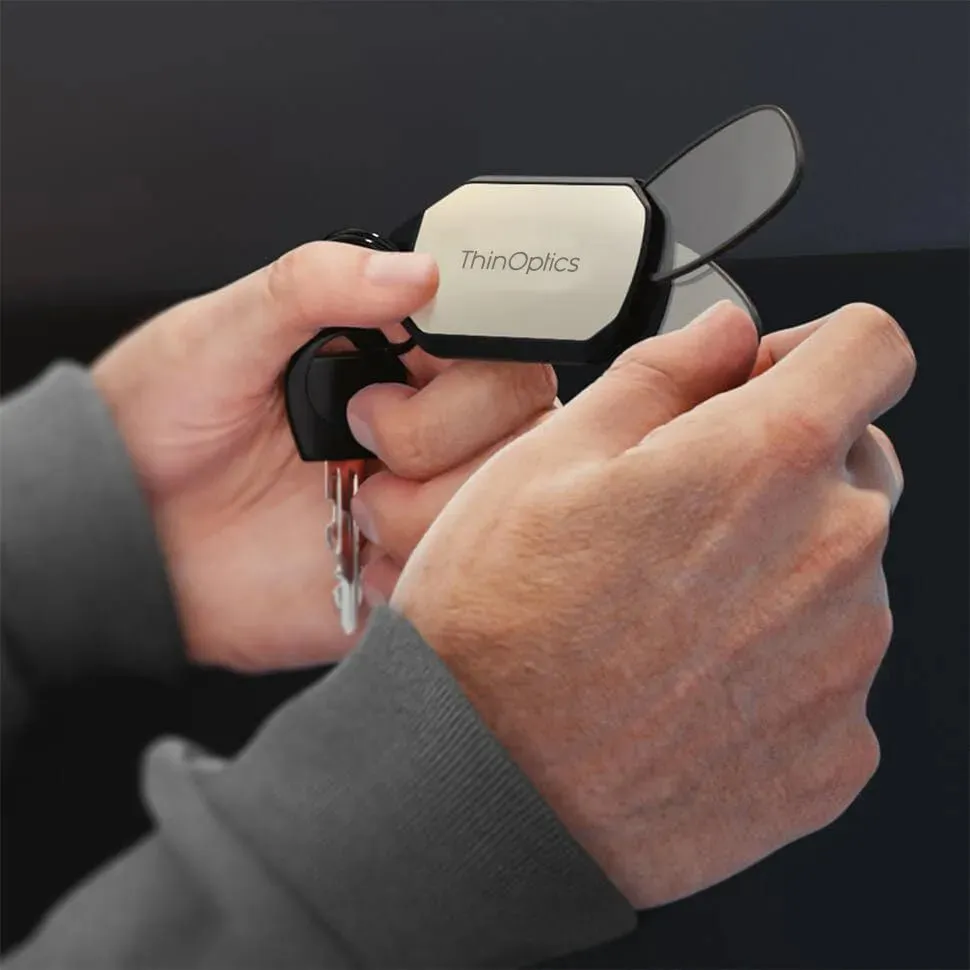 2-Pack Readers   Silver Keychain