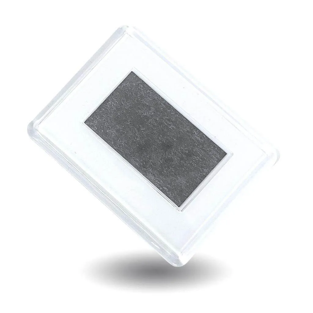 45 x 35mm Blank Plastic Fridge Magnet - Individually Bagged - Pack of 10