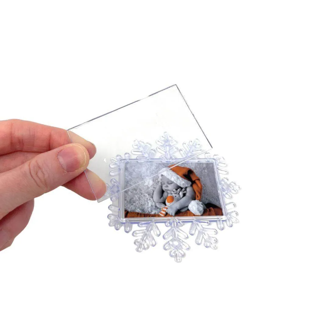 70 x 45mm Snowflake Magnet - Pack of 10