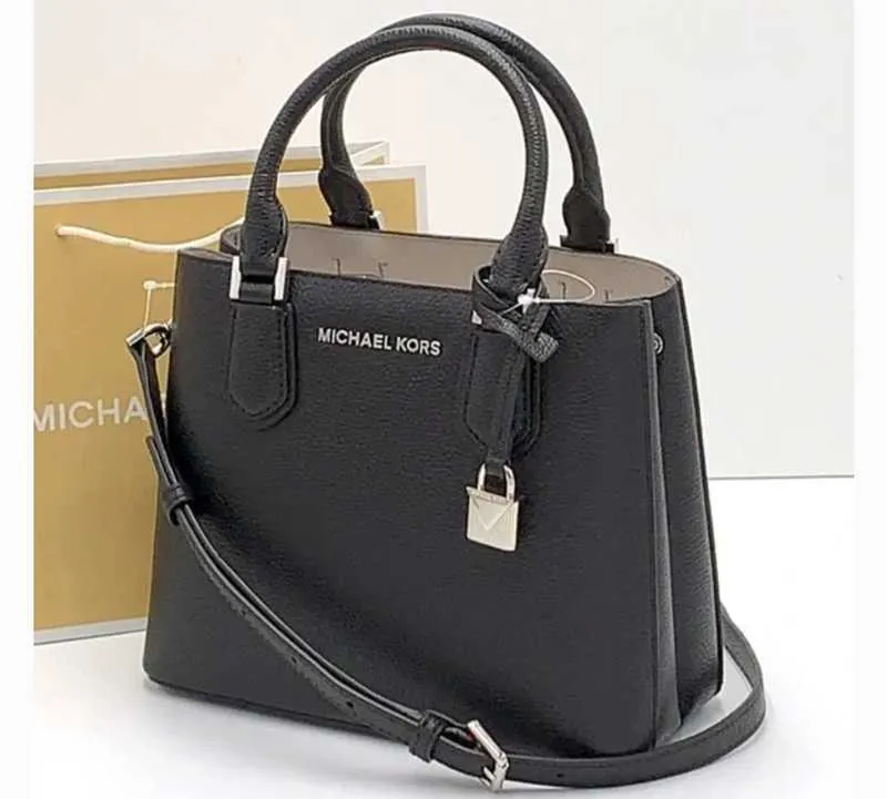 Adele Medium Pebbled Leather Crossbody Bag