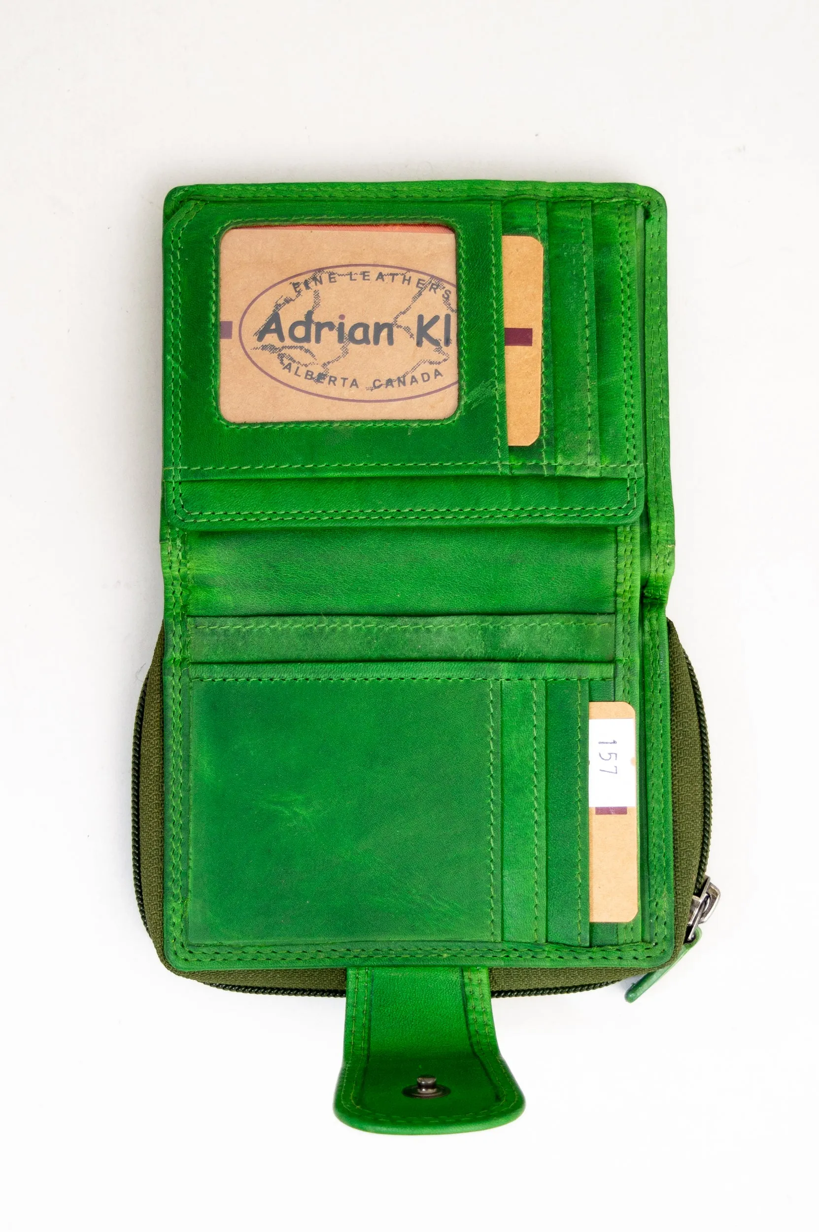 Adrian Klis 157 Ladies Wallet Green