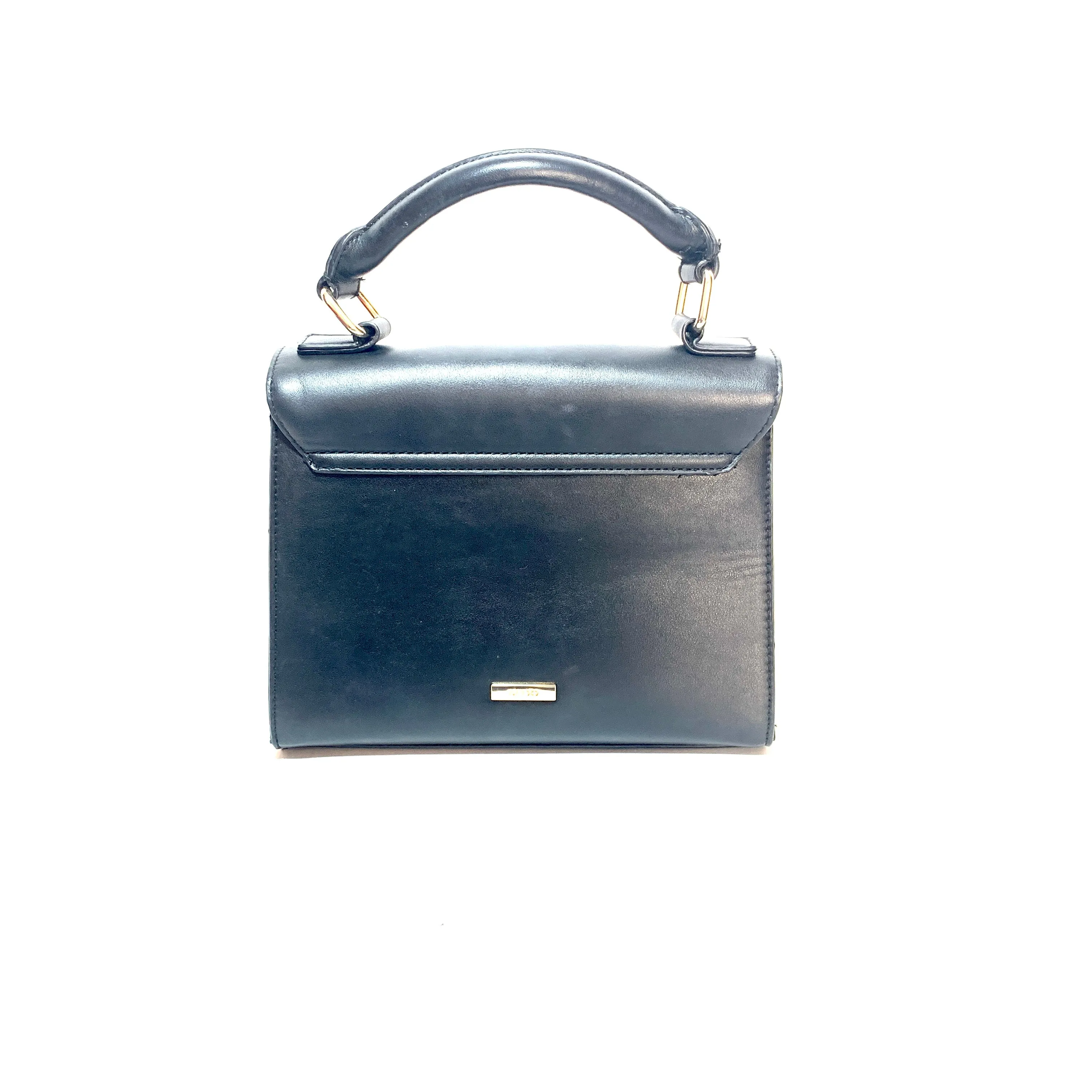 ALDO Black Rhinestones Satchel | Pre Loved |