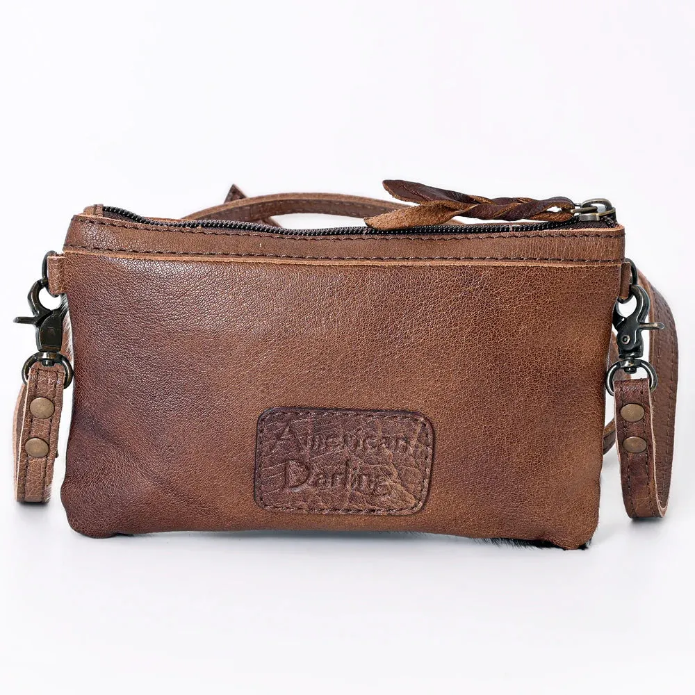 American Darling Brown and White Hide Mini Crossbody