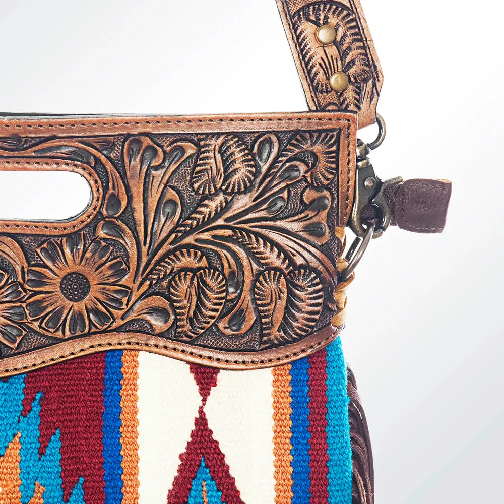 American Darling Turquoise & Burgundy Purse