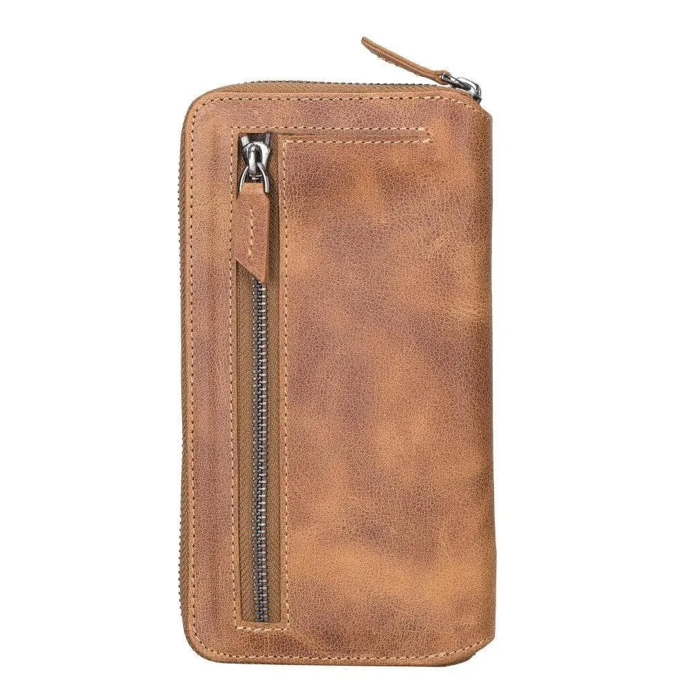 Apple iPhone 7 Series Leather  Pouch Magnetic Detachable Leather Wallet Case