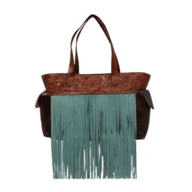 Ariat Ladies Claire Western Fringe Concealed Carry Brown Handbag A770010408