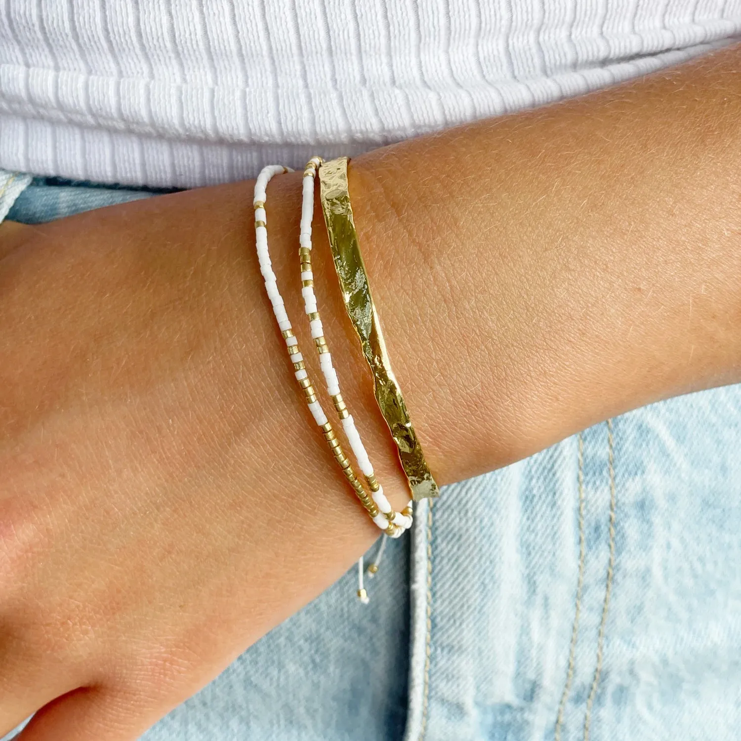 ARMS OF EVE Roxy Bracelet WHITE