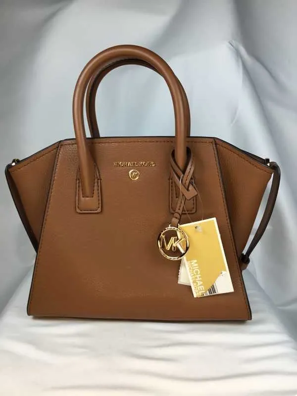 Avril Small Leather Top-Zip Satchel