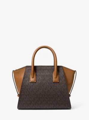 Avril Small Logo Top-Zip Satchel | 56335