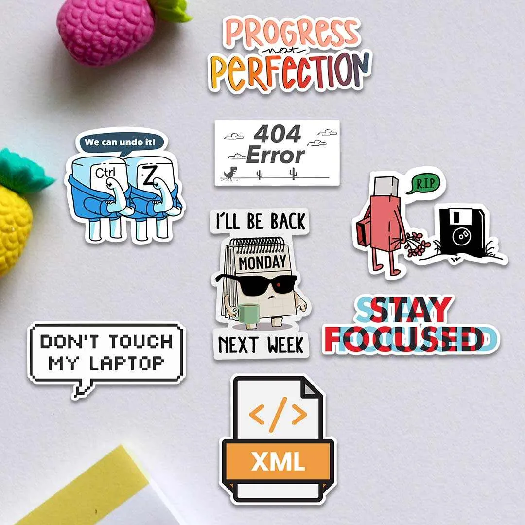 Back to Office Sticker Pack [15 Sticker]