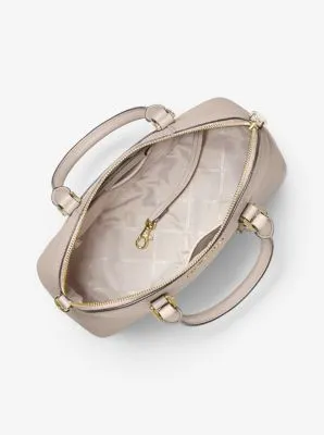 Bedford Legacy Medium Pebbled Leather Dome Satchel