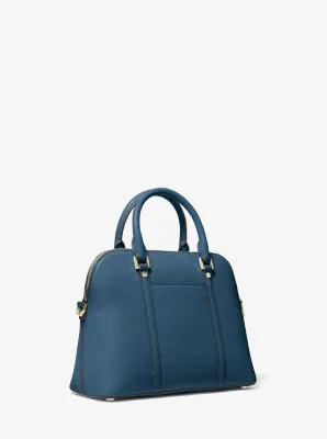 Bedford Legacy Medium Pebbled Leather Dome Satchel