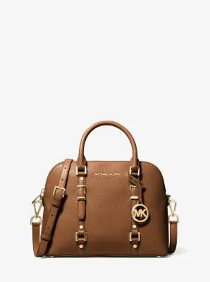 Bedford Legacy Medium Pebbled Leather Dome Satchel