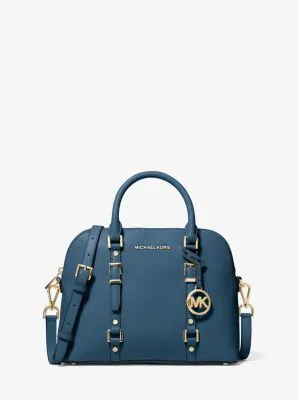 Bedford Legacy Medium Pebbled Leather Dome Satchel
