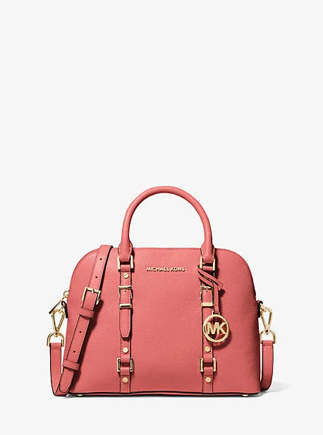 Bedford Legacy Medium Pebbled Leather Dome Satchel