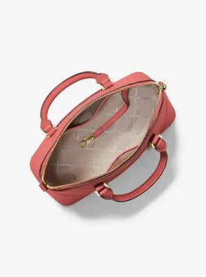 Bedford Legacy Medium Pebbled Leather Dome Satchel