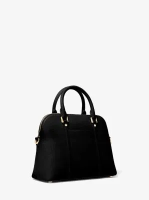 Bedford Legacy Medium Pebbled Leather Dome Satchel