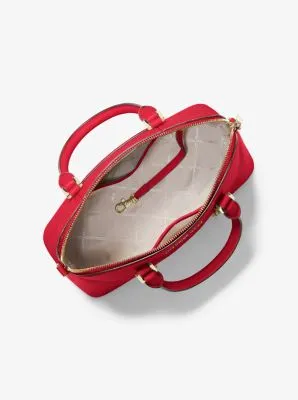 Bedford Legacy Medium Pebbled Leather Dome Satchel
