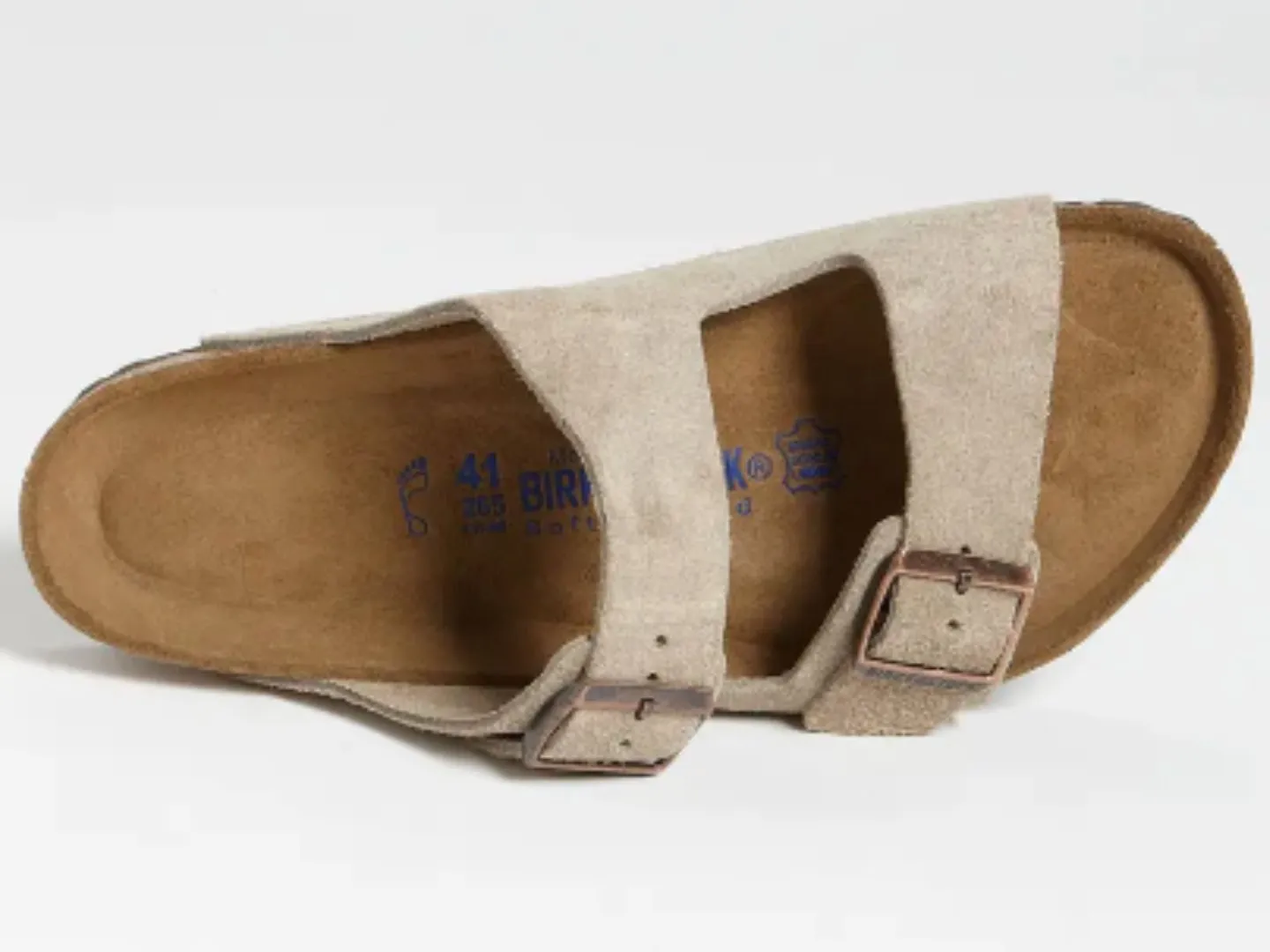 Birkenstock: Arizona in Taupe Suede