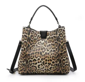 Black Leopard Gold - Satchel- Tati
