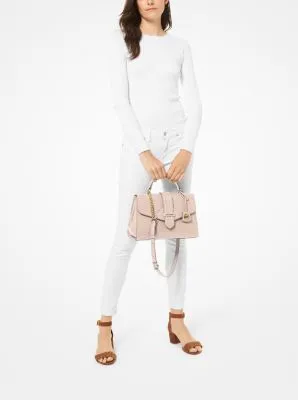 Bleecker Medium Crossgrain Leather Satchel