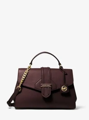 Bleecker Medium Crossgrain Leather Satchel