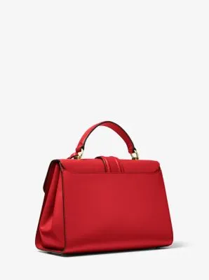 Bleecker Medium Crossgrain Leather Satchel