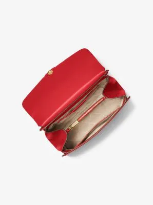 Bleecker Medium Crossgrain Leather Satchel