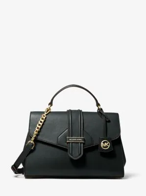 Bleecker Medium Crossgrain Leather Satchel