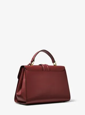 Bleecker Medium Crossgrain Leather Satchel