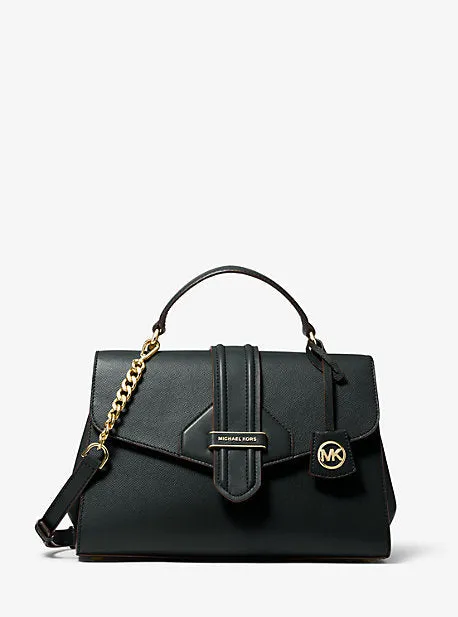 Bleecker Medium Crossgrain Leather Satchel