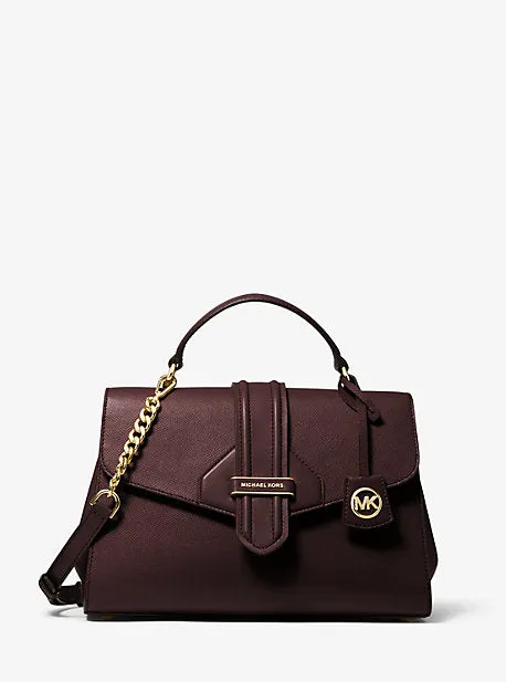 Bleecker Medium Crossgrain Leather Satchel