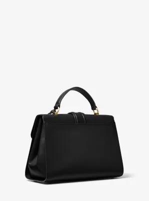 Bleecker Medium Crossgrain Leather Satchel