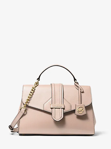 Bleecker Medium Crossgrain Leather Satchel