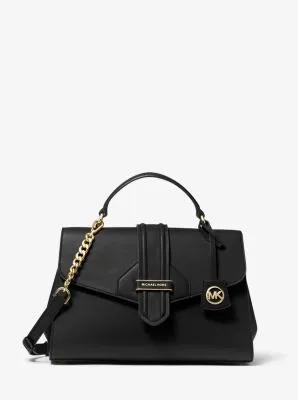 Bleecker Medium Crossgrain Leather Satchel