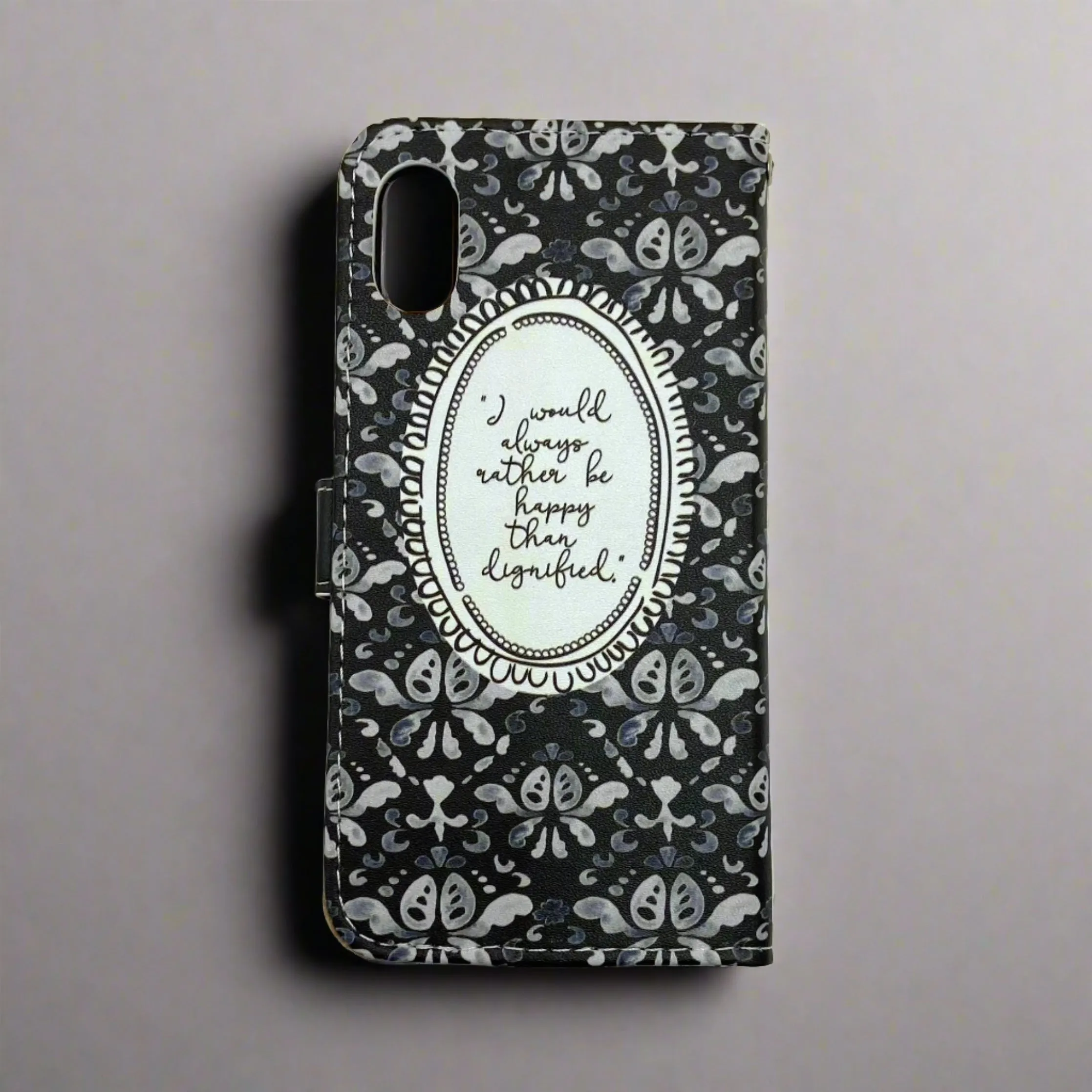 Book Phone Case (Jane Eyre, black)