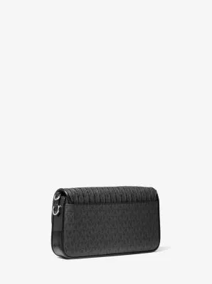 Bradshaw Small Pleated Logo Convertible Shoulder Bag