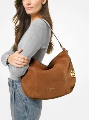 Brooke Large Suede Shoulder Bag