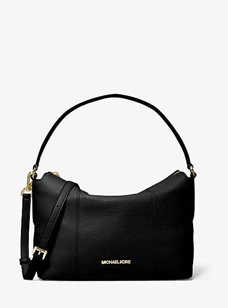 Brooke Medium Pebbled Leather Shoulder Bag