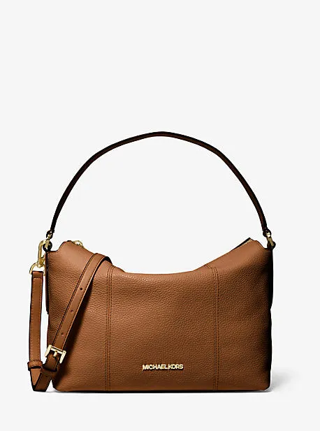 Brooke Medium Pebbled Leather Shoulder Bag