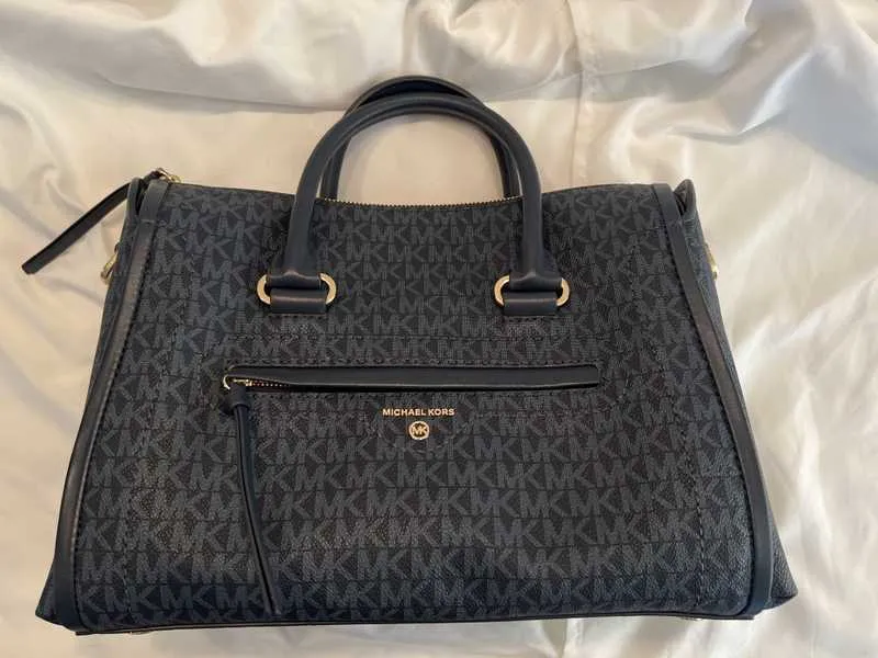 Carine Medium Logo Satchel