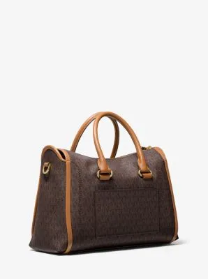 Carine Medium Logo Satchel