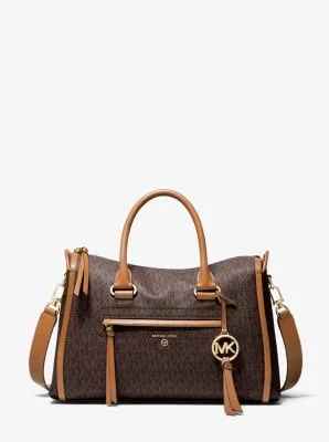 Carine Medium Logo Satchel