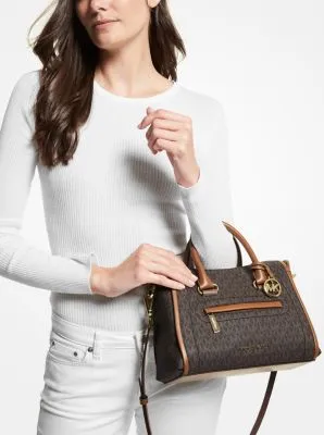 Carine Medium Logo Satchel