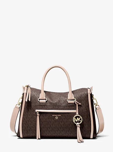 Carine Medium Logo Satchel
