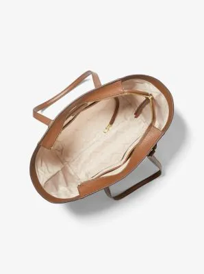 Carine Medium Pebbled Leather Tote Bag