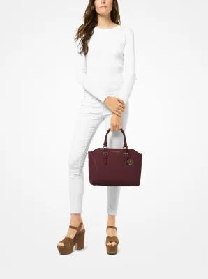 Ciara Large Saffiano Leather Satchel