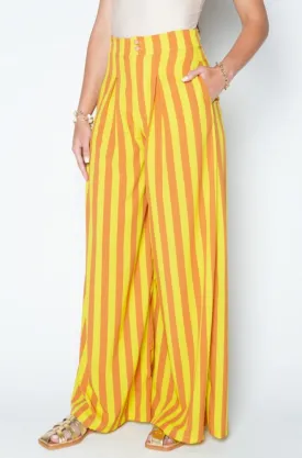 Clio Pants - Yellow & Orange