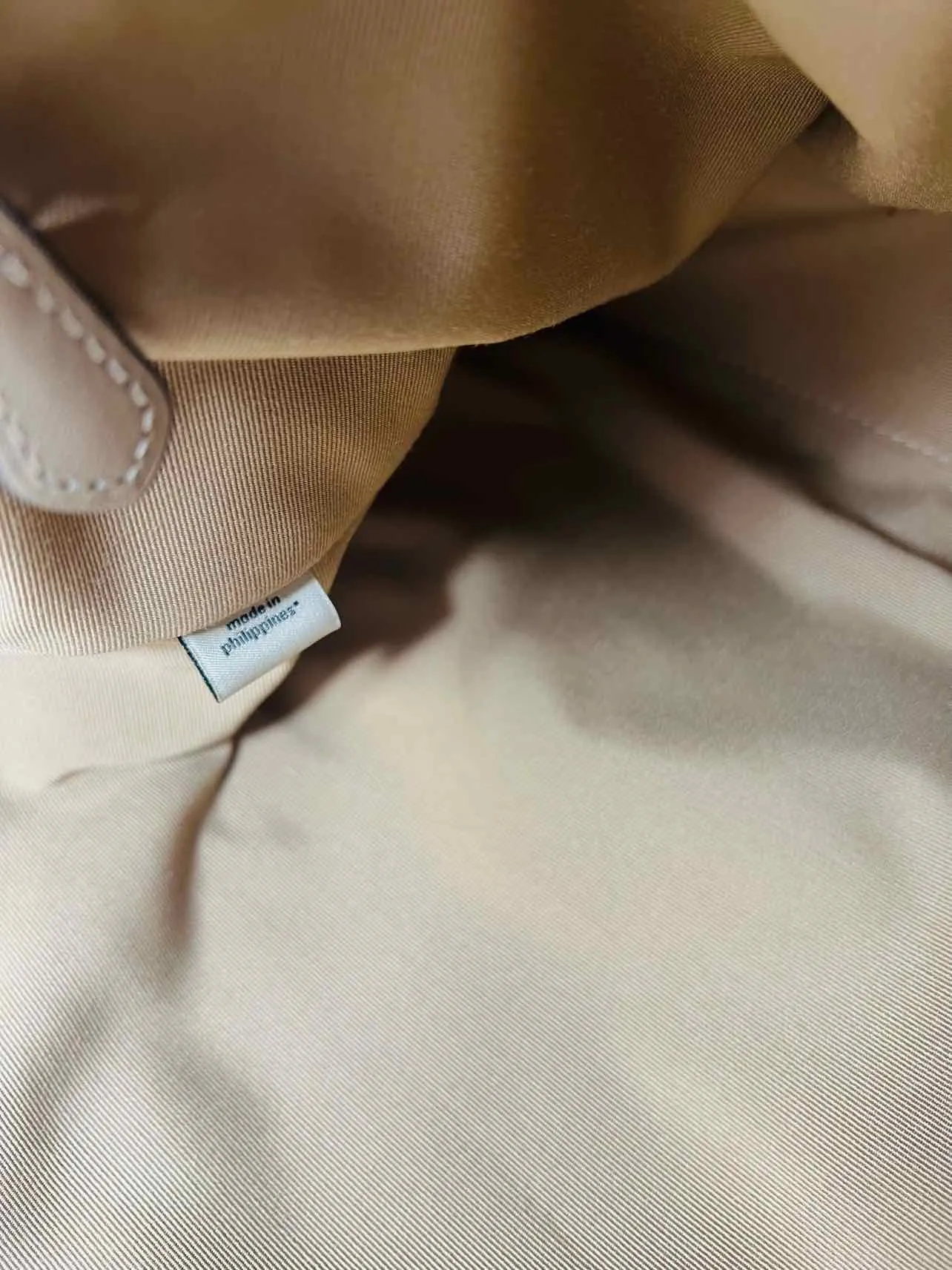 Coach Beige/Cream Signature Leather AS IS Designer Satchel