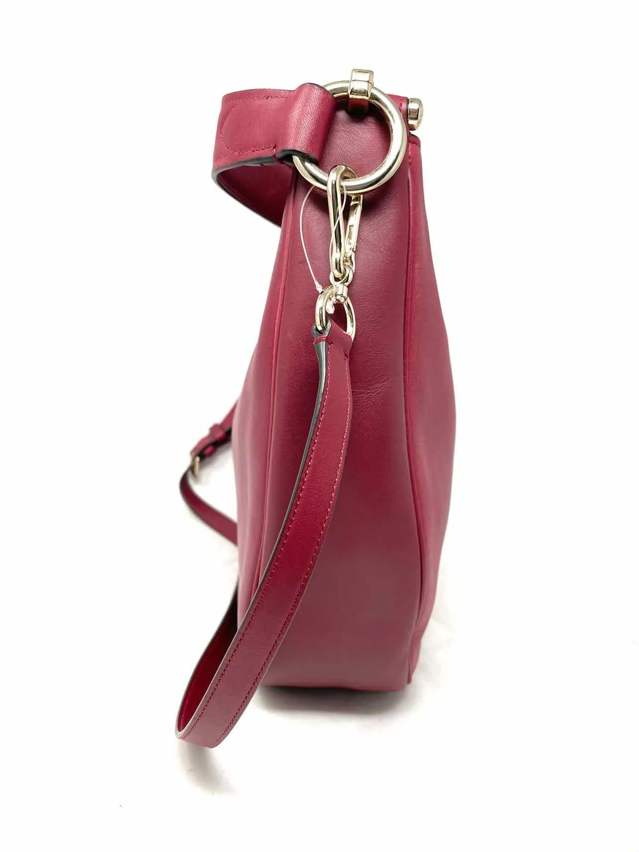 Coach Red Solid Leather Designer Satchel